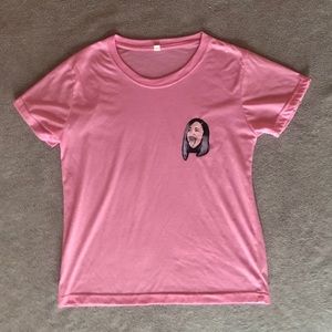 Cardi B pink graphic tee
